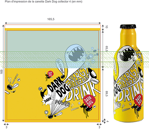 zonebleue dark dog bottle technical settings