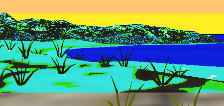 L'île eau, une île en 3D VRML