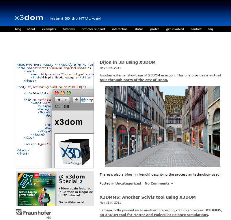 X3DOM blog