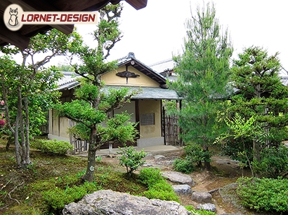 Pavillon de thé, temple Tenryu-ji, Arashiyama. Photo Lornet-Design, 2015. Pavillon de thé, temple Tenryu-ji, Arashiyama. Photo Lornet-Design, 2015.